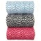 Wrapables Cotton Baker's Twine 12ply 330 Yards (Set of 3 Spools x 110 Yards) for Gift Wrapping, Party Decor, and Arts and Crafts (Blue, Black, Red & Hot Pink)
